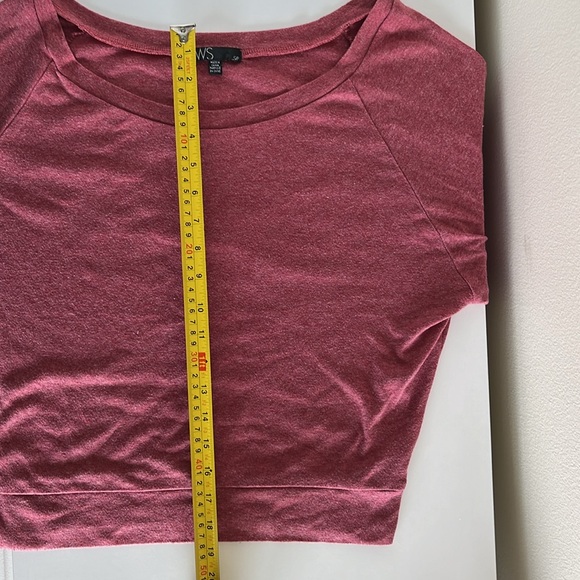 SWS Slightly Cropped Wide Neck Long-Sleeve Tee - Picture 6 of 7